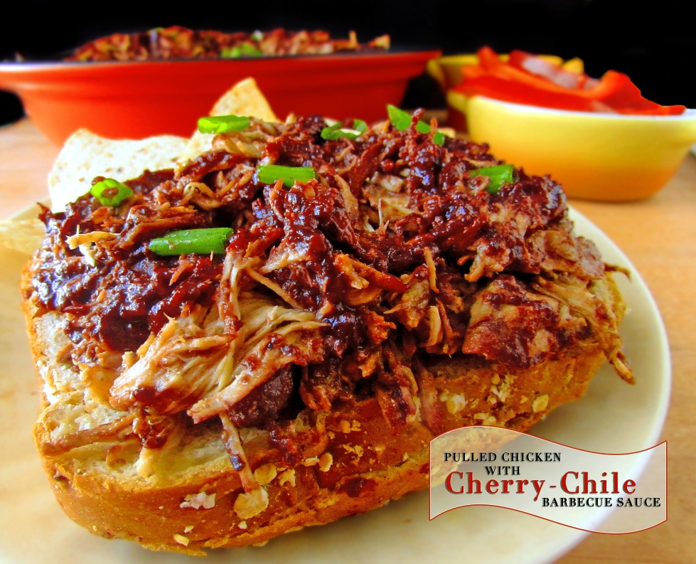 Pulled Chicken Cherry Chile Sauce2