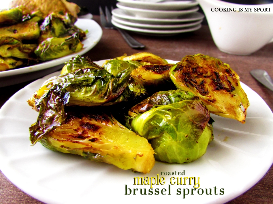 Maple Curry Brussel Sprouts1