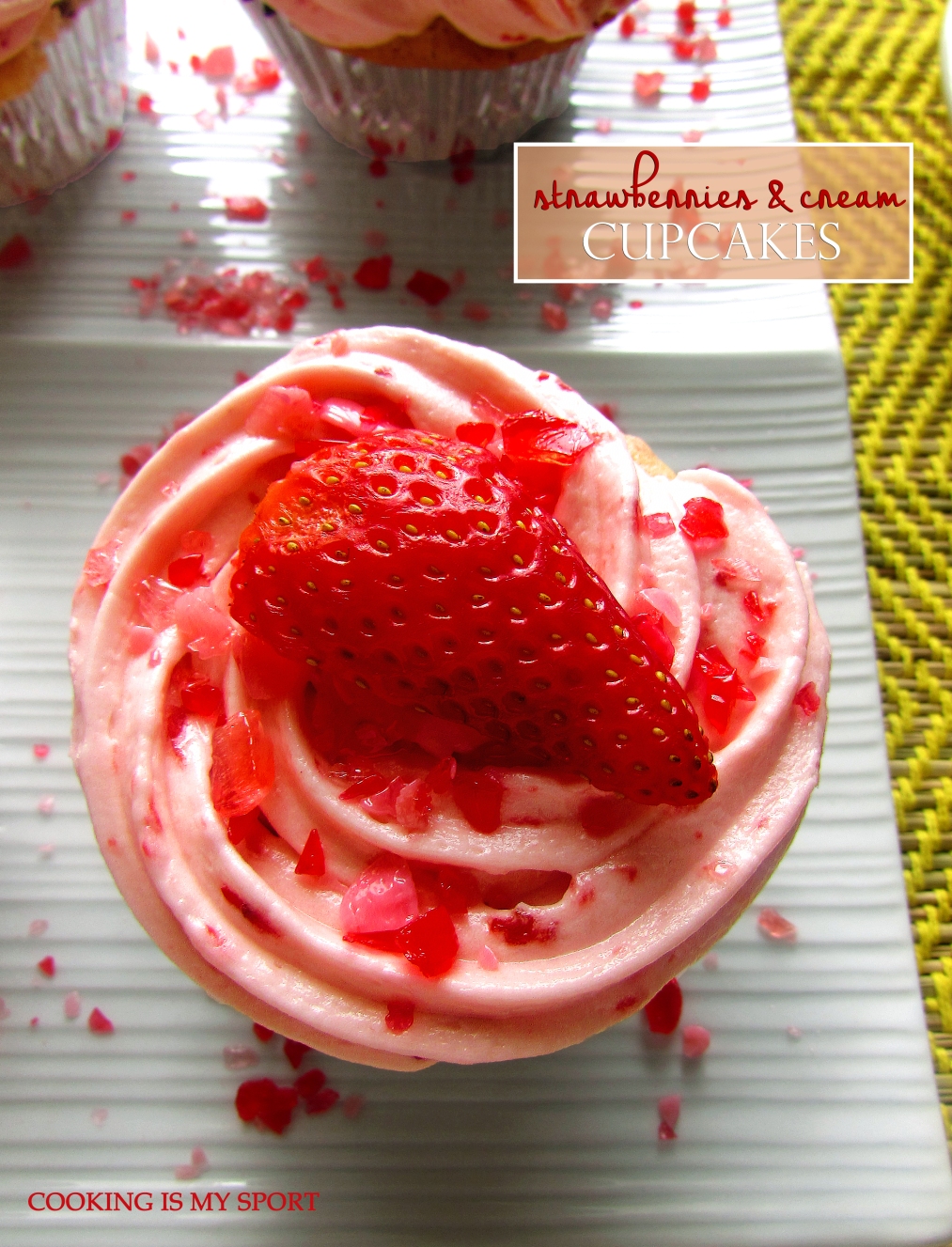Strawberries and Cream Cupcakes4